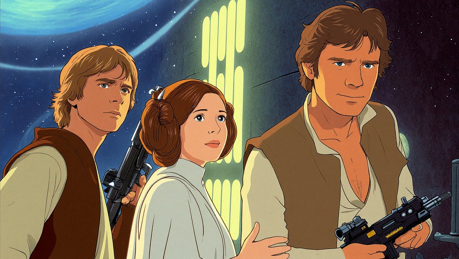 Ghibli style landscape