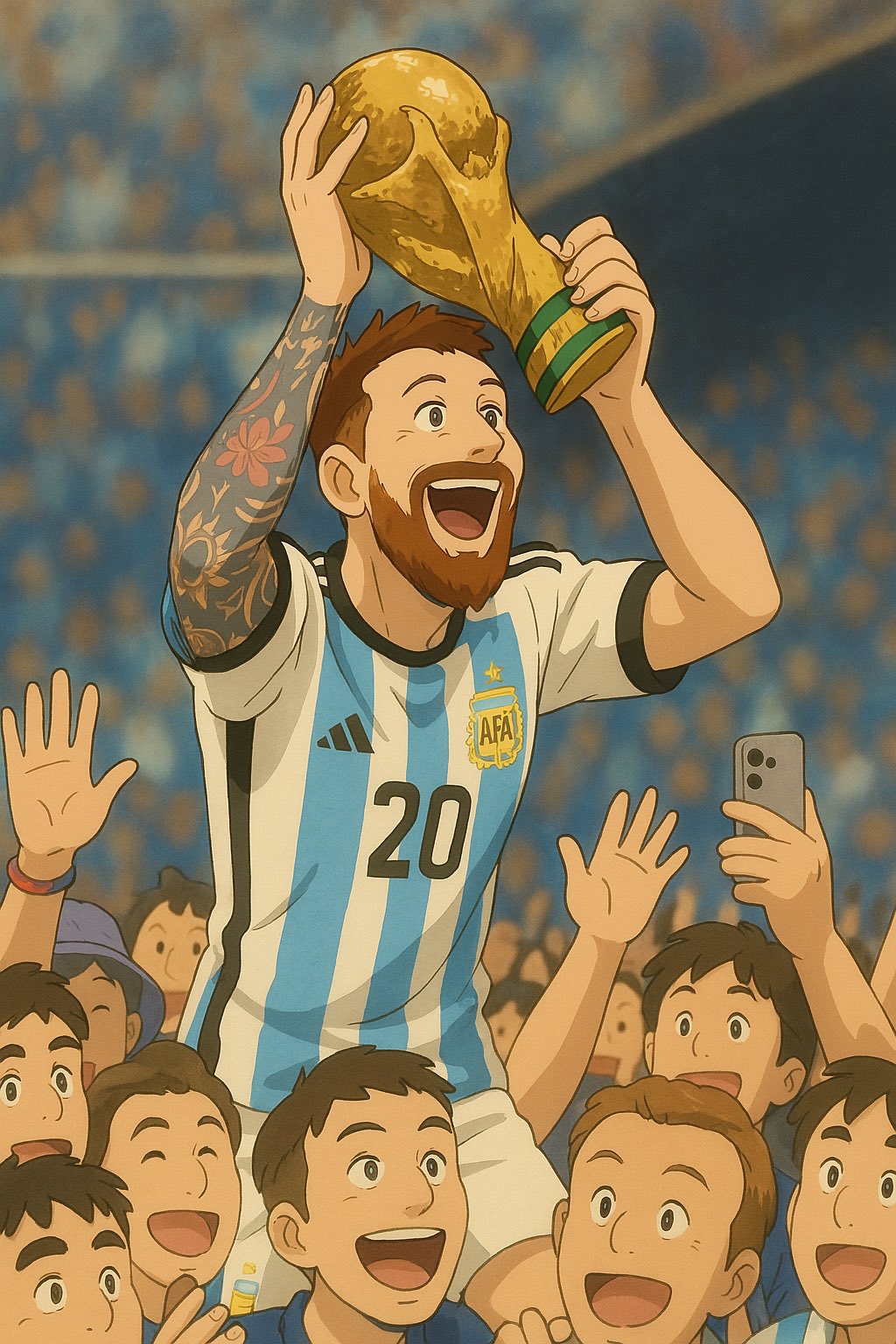 Ghibli style landscape