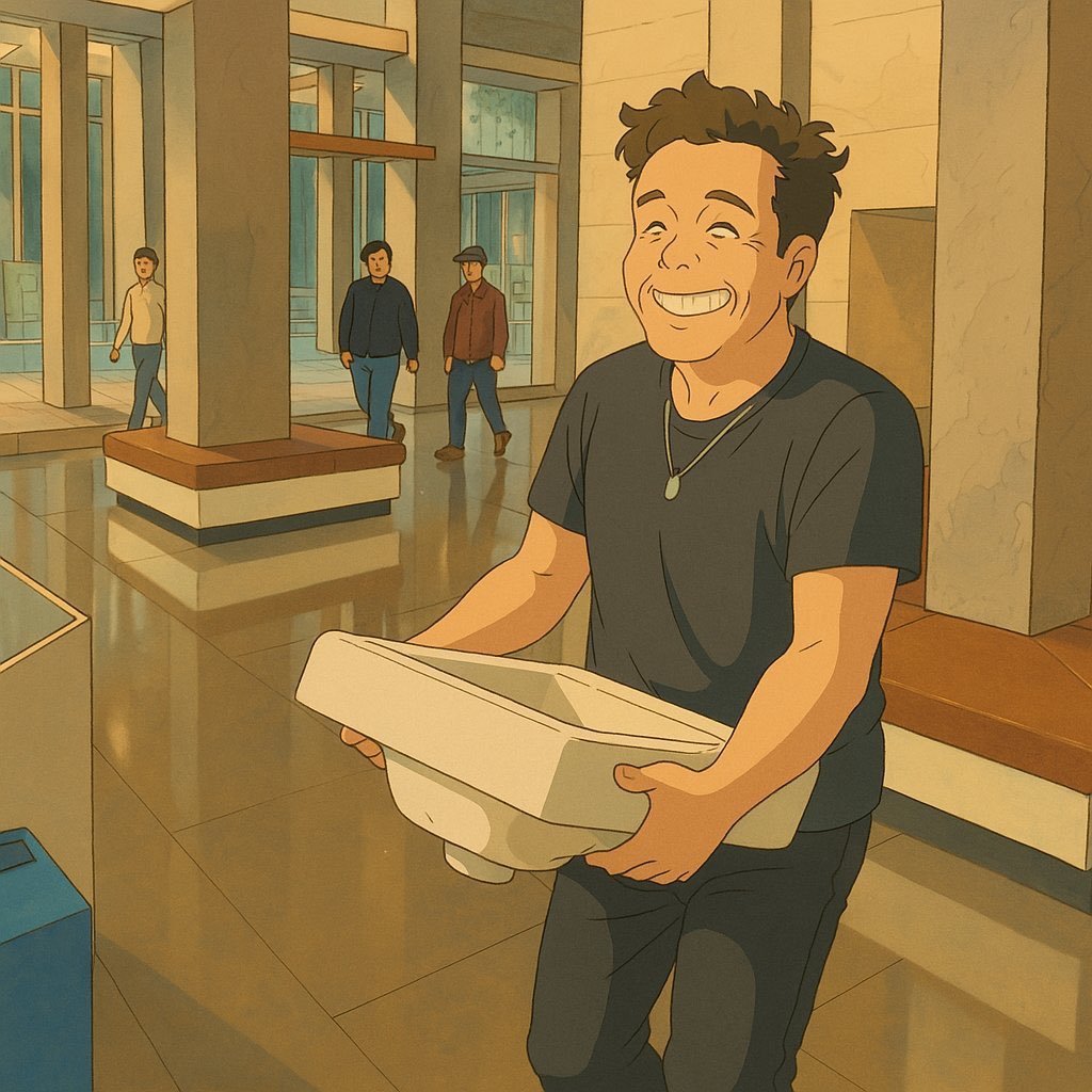 Ghibli style landscape