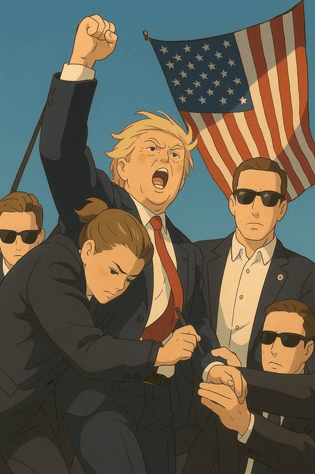 Ghibli style landscape